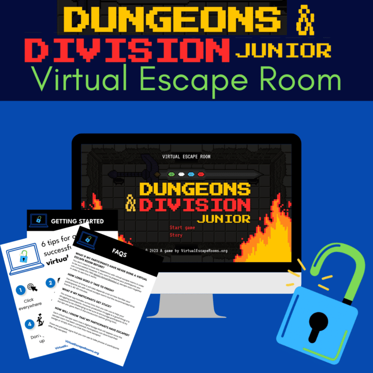 Dungeons And Division Junior (Jr) - Virtual Escape Rooms