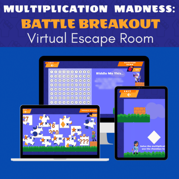 Multiplication Madness: Battle Breakout VirtualEscapeRooms