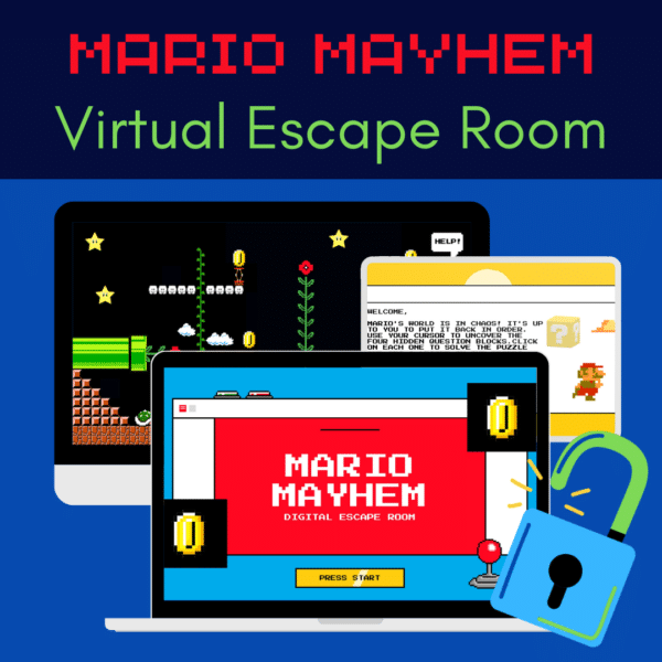 Mario Mayhem Virtual Escape Room Game