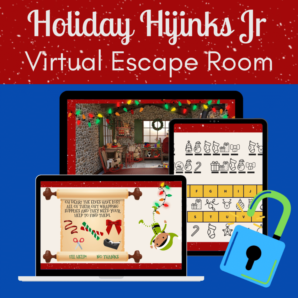 Holiday Hijinks Jr Christmas Virtual Escape Room