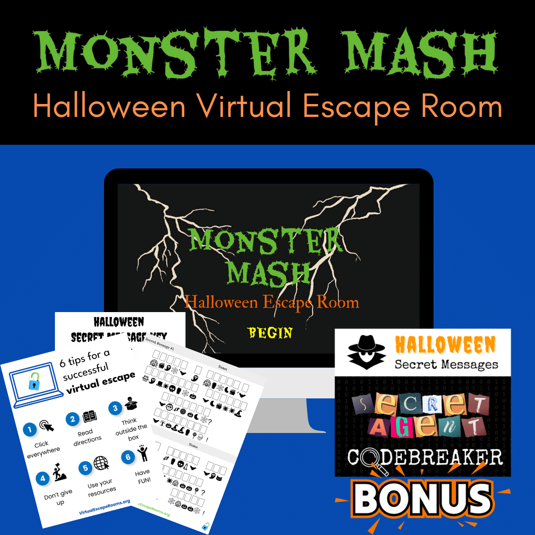 Monster Mash FREE Halloween Escape Room - Virtual Escape Rooms